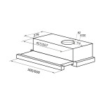Встраиваемая вытяжка Maunfeld VS Light 60 бежевый
