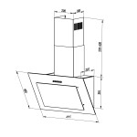 Каминная вытяжка Lex Mika G 500 ivory