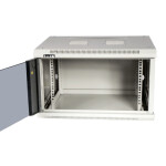 Шкаф коммутационный Lanmaster (TWT-CBWPG-6U-6X4-GY) серый