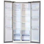 Холодильник Ginzzu NFK-465 стальной