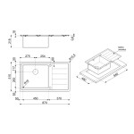 Кухонная мойка Smeg LFTG861D