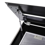 Каминная вытяжка Maunfeld Mersey 60 нержавеющая сталь/черное стекло