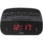 Радиобудильник Mystery MCR-23 черный/красный