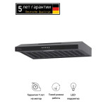 Вытяжка Krona Ermina 600 black PB