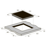 Встраиваемая электрическая варочная панель Zugel ZEH452W