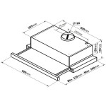 Встраиваемая вытяжка Korting KHP 6617 RB