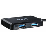 Разветвитель USB 3.0 Buro BU-HUB4-U3.0-S черный