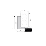 Встраиваемая индукционная варочная панель Lex EVI 320 F BL