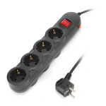 Сетевой фильтр Supra SF-7-ES-1.8M black