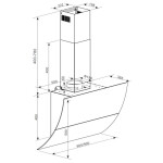Каминная вытяжка Graude DH 90.3 WE