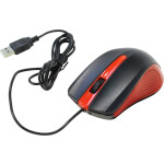 Мышь Oklick 225M USB Black/Red
