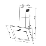 Каминная вытяжка Lex Mika 600 ivory