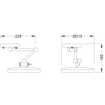 Зеркало Timo Nelson 150074/00 chrome