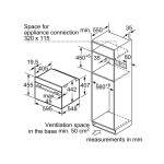 Встраиваемый электрический духовой шкаф Bosch CMG633BS1