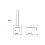 Держатель туалетной бумаги WasserKraft Berkel K-6897