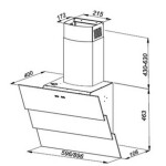 Каминная вытяжка Maan Saturn 60 черный