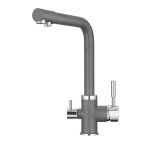 Смеситель для кухни Granula GR-2015 графит