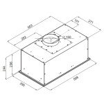 Встраиваемая вытяжка Maunfeld Crosby Power 60 нержавеющая сталь