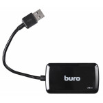 Разветвитель USB 3.0 Buro BU-HUB4-U3.0-S черный