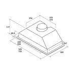 Встраиваемая вытяжка Jetair Viera Lux GR/A/72