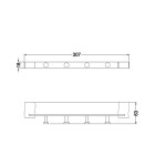 Планка с крючками Schein Swing 321*4B2