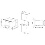 Встраиваемая микроволновая печь Smeg MP322X1