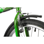 Велосипед Novatrack 24 складной,зеленый