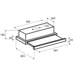 Встраиваемая вытяжка Zigmund & Shtain K 002.91 S