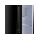 Холодильник Hyundai CS6503FV черное стекло