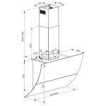 Каминная вытяжка Graude DH 90.3 WE