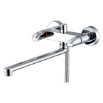 Смеситель для ванны WasserKraft Lossa 1202L хром