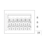 Встраиваемый винный шкаф Temptech OBI45SB-A