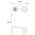 Держатель освежителя и щетки для унитаза WasserKraft Donau K-9435