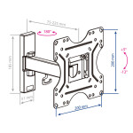 Кронштейн для телевизора Kromax Optima-213 black