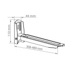 Кронштейн Kromax Micro-6b black