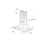 Каминная вытяжка Gorenje DK 63 MCLB