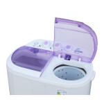 Стиральная машина Optima МСП-35 белая крышка/фиолетовые окна