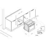 Встраиваемый электрический духовой шкаф Korting OKB 561 CFX