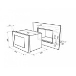 Встраиваемая микроволновая печь Maunfeld MBMO.20.1PGB