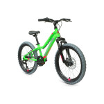 Велосипед Forward Twister 20 2.0 D ярко-зеленый/фиолетовый 2022 г 10" RBK22FW20044