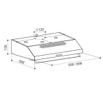 Вытяжка Lex Simple 500 Inox