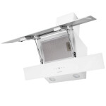 Каминная вытяжка Maunfeld Manchester Light 90 белое стекло