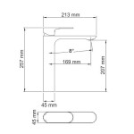 Смеситель для умывальника WasserKraft Elbe 7403H