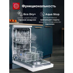 Посудомоечная машина Delonghi DDWS 09S Citrino