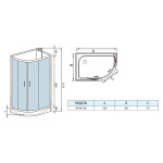 Душевая кабина WeltWasser WW500 Werra 1201 R
