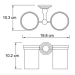 Подстаканник двойной WasserKraft Isar K-7328D