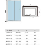 Душевая дверь WeltWasser WW200 200S2-120