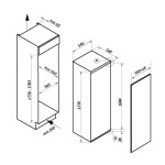 Встраиваемая морозильная камера Maunfeld MBFR177NFW