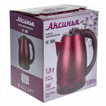 Чайник электрический Аксинья КС-1009 бордовый