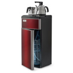 Кулер для воды Vatten L50RFAT tea bar бордовый